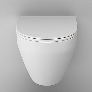 Унитаз подвесной AM.PM Spirit V2.0 C701700MWSC белый матовый, безободковый купить в интернет-магазине Sanbest