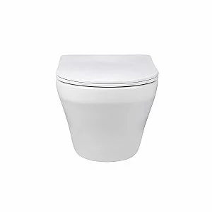 Унитаз подвесной Vincea EDGE-M VT1-37 безободковый, с крышкой микролифт, белый купить в интернет-магазине Sanbest