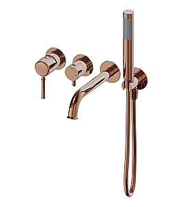 Смеситель для ванны WONZON & WOGHAND TOR WW-88889073-RG розовое золото купить в интернет-магазине сантехники Sanbest