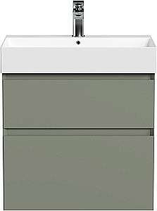Тумба с раковиной Allen Brau Infinity 60 1.210024.CGM олива матовая для ванной в интернет-магазине Sanbest