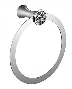 Полотенцедержатель CeramaLux Virginia 94306A хром купить в интернет-магазине сантехники Sanbest