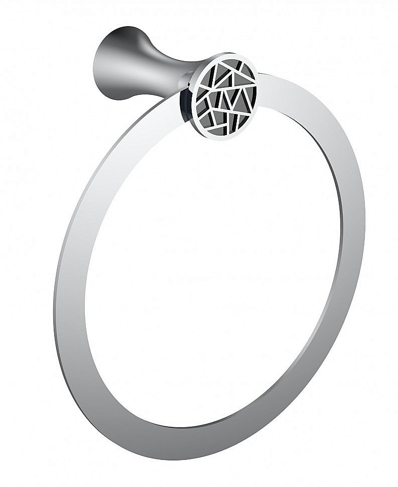 Полотенцедержатель CeramaLux Virginia 94306A хром купить в интернет-магазине сантехники Sanbest