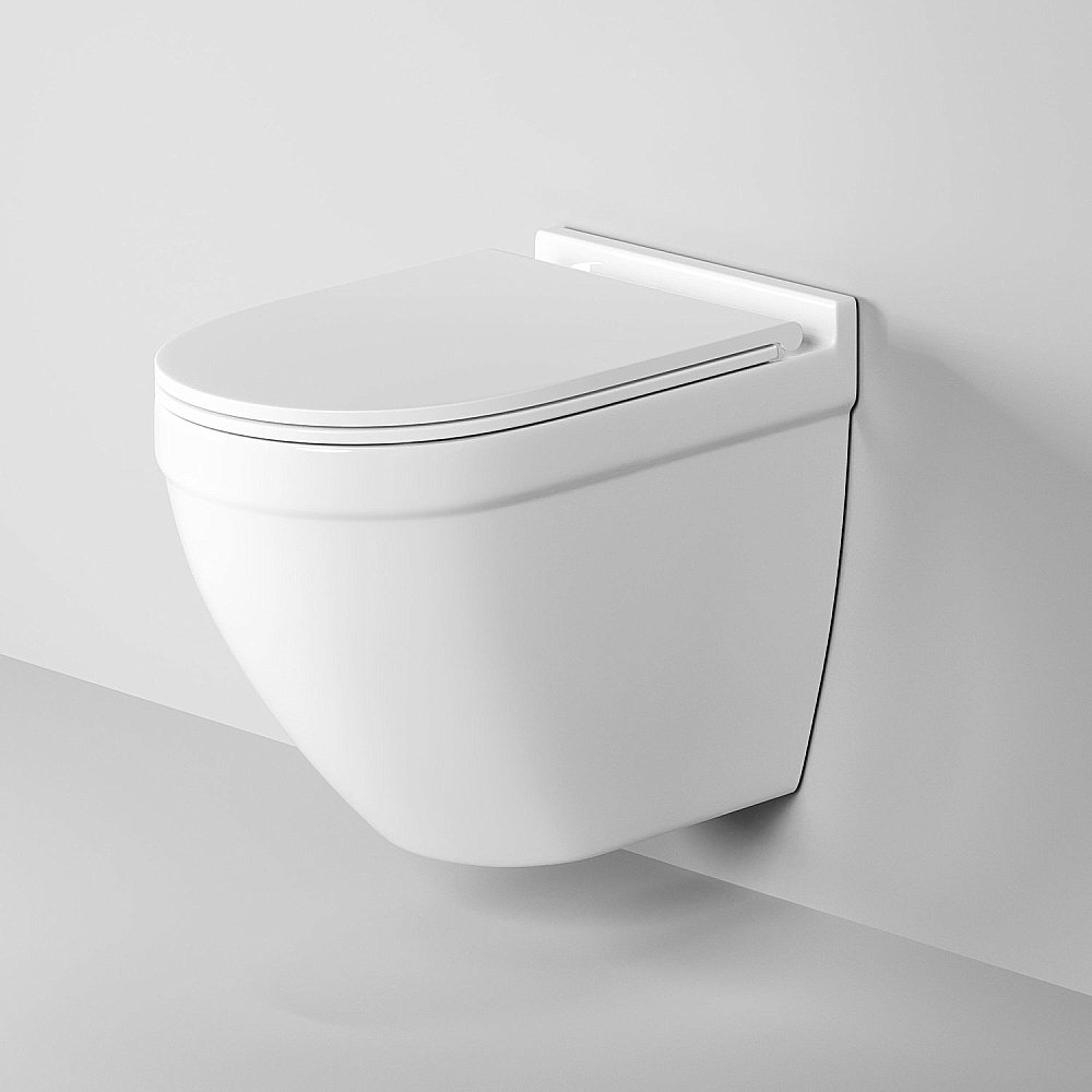 Унитаз подвесной Grossman GR-4483S безободковый, с крышкой микролифт, белый купить в интернет-магазине Sanbest