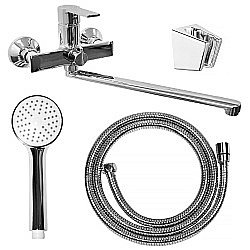 Смеситель для ванны Loranto NORMA LR90501000 Хром купить в интернет-магазине сантехники Sanbest