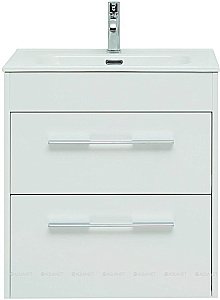 Тумба с раковиной Aquanet Августа 277507 60 белый для ванной в интернет-магазине Sanbest