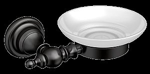 Мыльница CeramaLux Elegance 95804 черная матовая купить в интернет-магазине сантехники Sanbest