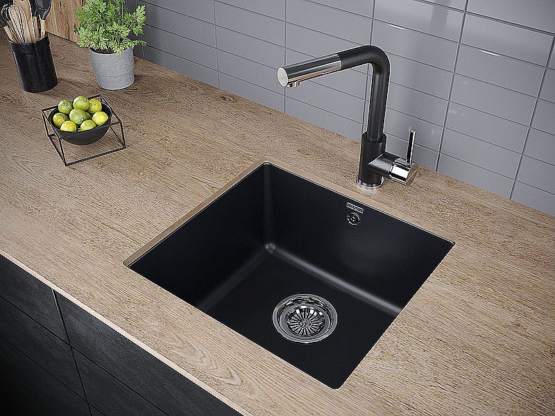 Кухонная мойка Paulmark Brilon 45 PM104546-AN антрацит купить в интернет-магазине сантехники Sanbest