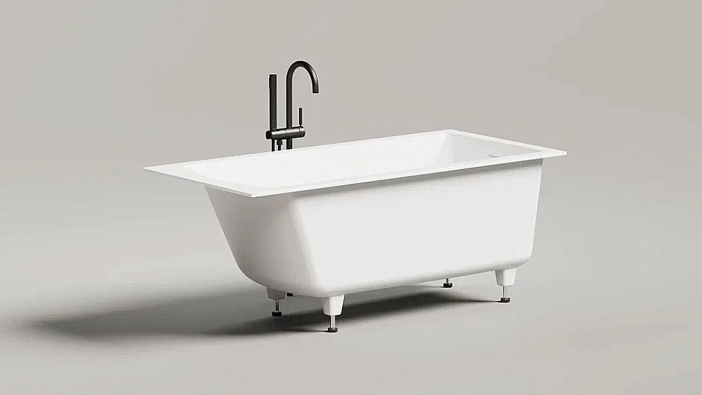 Ванна Salini CASCATA KIT S-sense 105012G 150x70 белая купить в интернет-магазине Sanbest