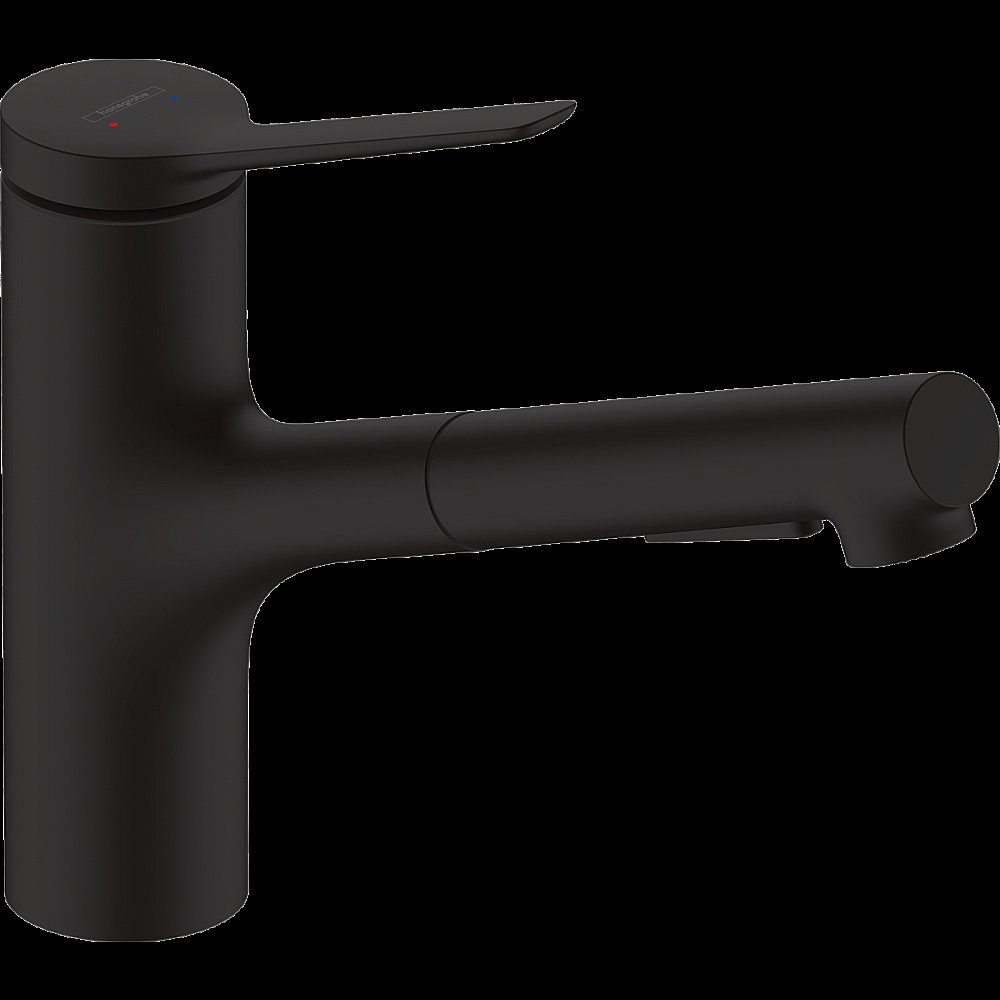 Смеситель для кухни Hansgrohe Zesis M33 74800670 черный матовый купить в интернет-магазине сантехники Sanbest