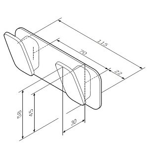 Крючок AM.PM Inspire 2.0 A50A35600 купить в интернет-магазине сантехники Sanbest