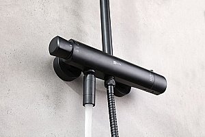 Душевая система Lemark Bronx LM3772BL купить в интернет-магазине сантехники Sanbest