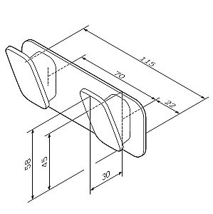 Крючок AM.PM Inspire 2.0 A50A35600 купить в интернет-магазине сантехники Sanbest