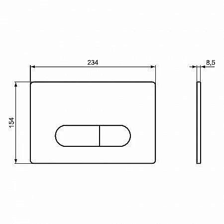 Унитаз подвесной с инсталляцией Ideal Standard Prosys Connect Air R031001 белый/кнопка хром, с крышкой микролифт купить в интернет-магазине Sanbest