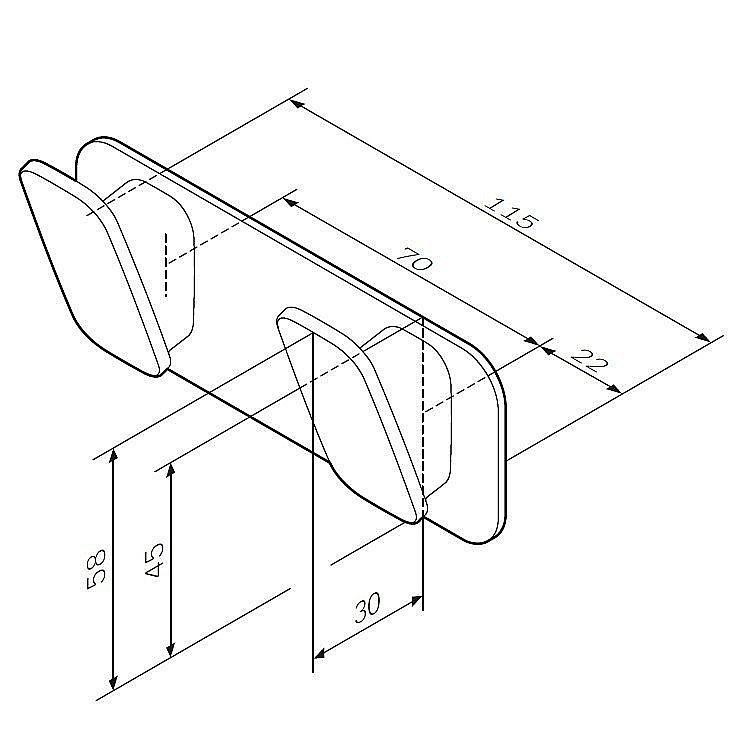 Крючок AM.PM Inspire 2.0 A50A35600 купить в интернет-магазине сантехники Sanbest