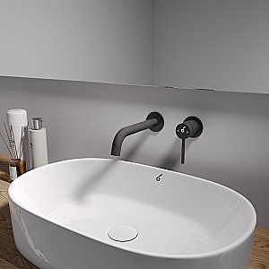 Смеситель для раковины Oliveeka Y OL-88869017-MB черный матовый купить в интернет-магазине сантехники Sanbest