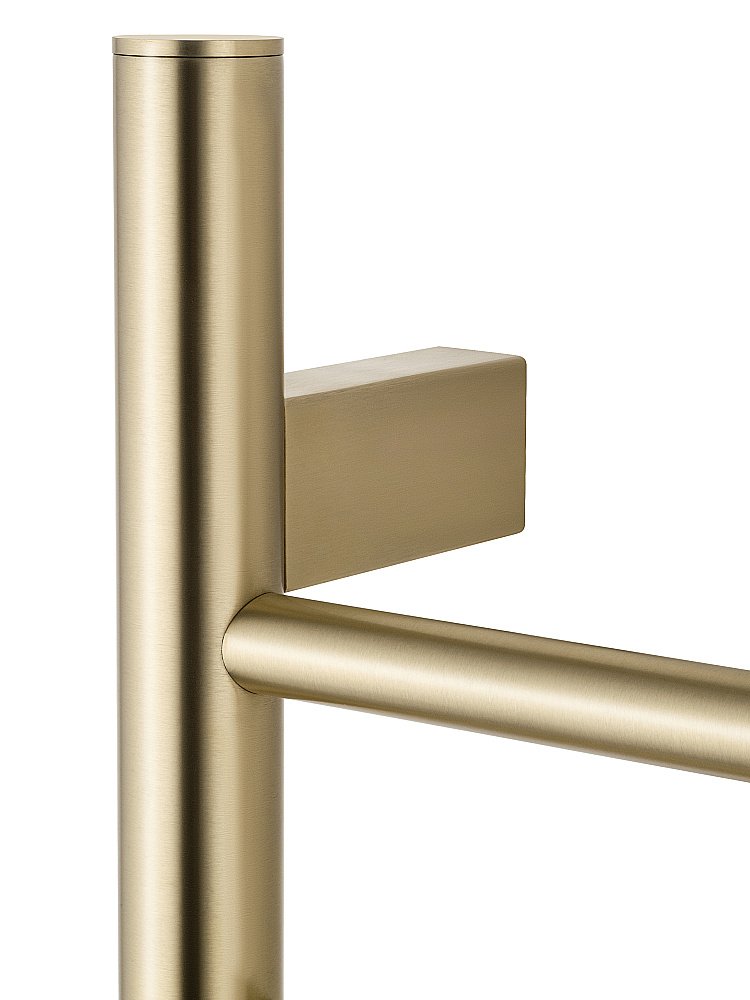 Полотенцесушитель электрический WONZON & WOGHAND BONN, Брашированное золото (WW-AL409-BG) купить в интернет-магазине сантехники Sanbest