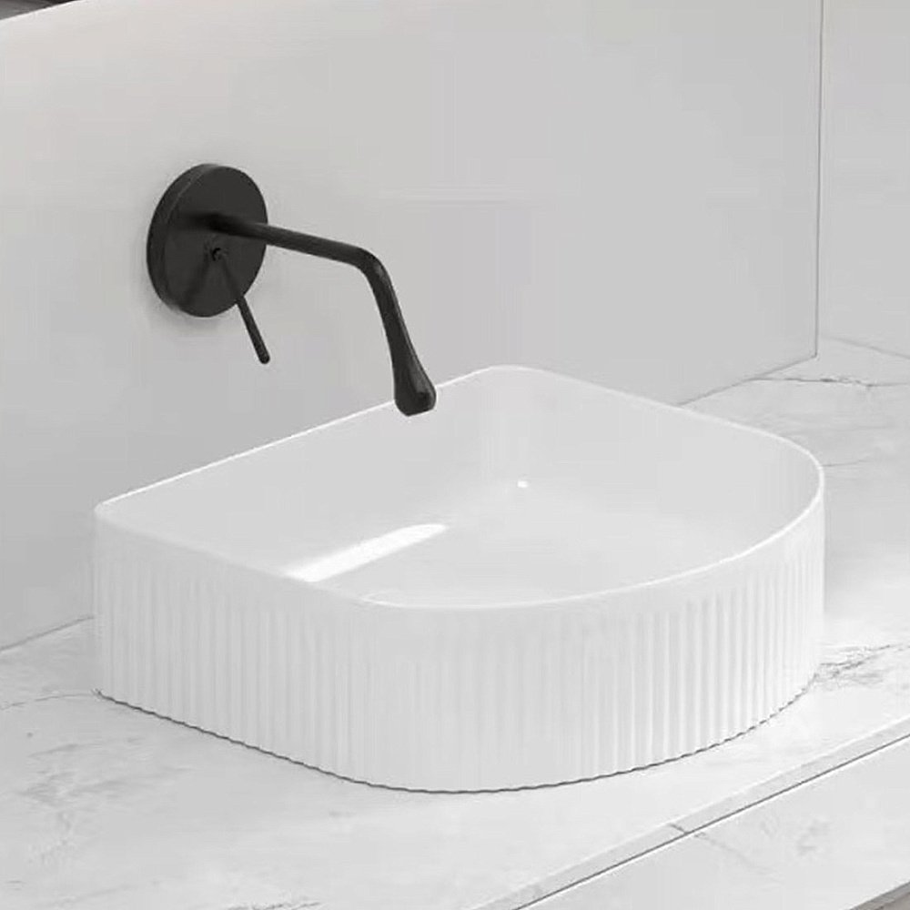 Раковина накладная RGW GS-40 80121040-01 белая купить в интернет-магазине Sanbest