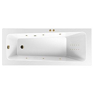 Ванна акриловая Excellent Ava LINE NANO WAEX.AVA16.LINENANO.GL 160x70 белая с гидромассажем купить в интернет-магазине Sanbest