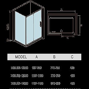 Душевой уголок WeltWasser WW200 200US22 120x90 купить в интернет-магазине Sanbest