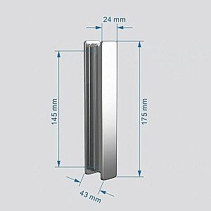 Душевой уголок ABBER Sonnenstrand AG07110-S75 110x75 стекло прозрачное/профиль хром купить в интернет-магазине Sanbest