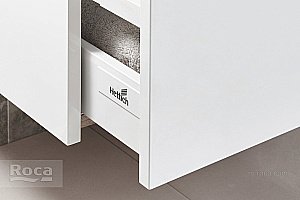 Тумба с раковиной Roca UP ZRU9303012 80 белый глянец для ванной в интернет-магазине Sanbest