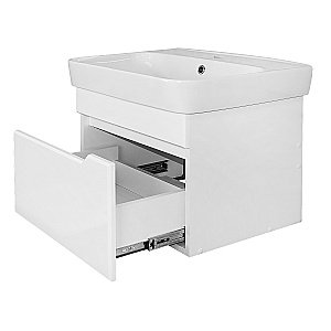 Тумба с раковиной подвесная Loranto Mari CS00092983 60 белая для ванной в интернет-магазине Sanbest
