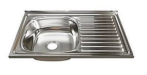 Мойка кухонная MIXLINE ML 528177 хром купить в интернет-магазине сантехники Sanbest