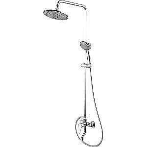 Душевая система Dorff Prime D0740900 хром купить в интернет-магазине сантехники Sanbest