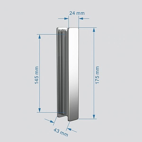 Душевой уголок ABBER Sonnenstrand AG07110-S75 110x75 стекло прозрачное/профиль хром купить в интернет-магазине Sanbest