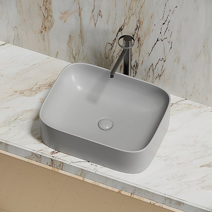 Раковина Ceramica Nova Element 50 CN6052MSG серая матовая купить в интернет-магазине Sanbest