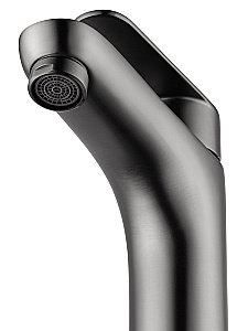 Смеситель для раковины высокий WONZON & WOGHAND ALFA WW-A40232-BGG темный графит купить в интернет-магазине сантехники Sanbest