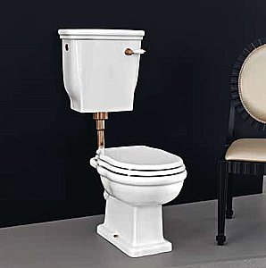 Унитаз ARTCERAM Hermitage HEV003 01 00 с низким бачком бронза купить в интернет-магазине Sanbest