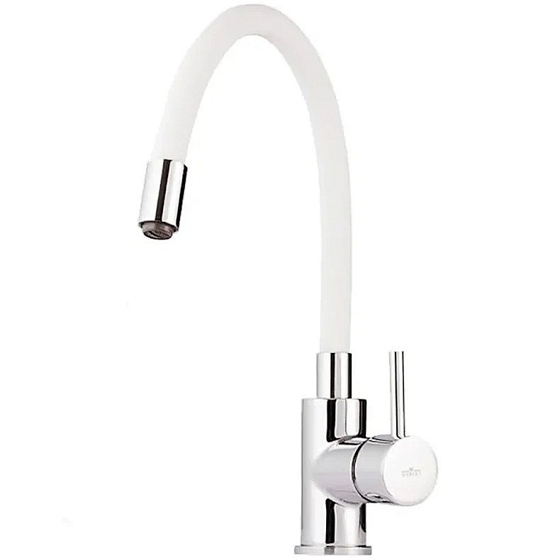 Смеситель для кухни Webert Viper VP920602744 хром/белый купить в интернет-магазине сантехники Sanbest