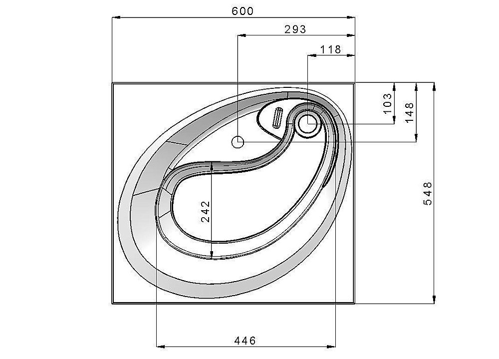 Раковина Grossman Alvaro 1605501 купить в интернет-магазине Sanbest
