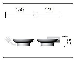 Мыльница WATTEAU 122 купить в интернет-магазине сантехники Sanbest