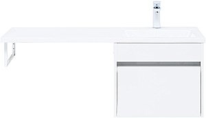 Тумба с раковиной Aquanet Токио 236915 110 белый для ванной в интернет-магазине Sanbest