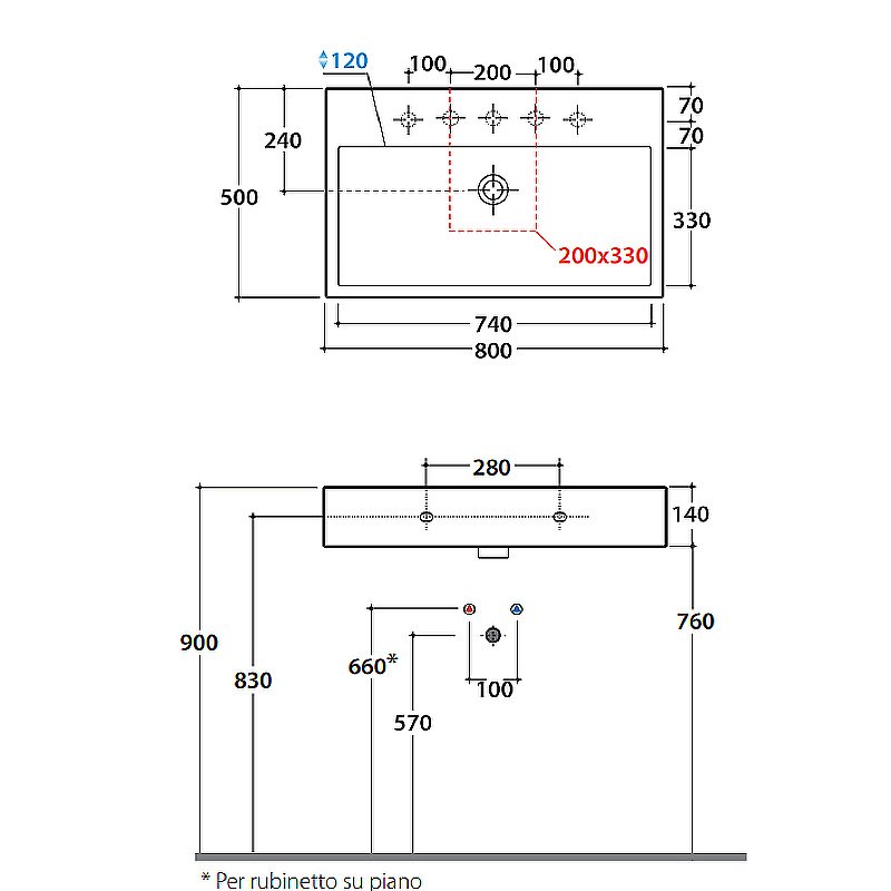 Раковина Globo Classic 80 SCQ81.BI*0 белая купить в интернет-магазине Sanbest