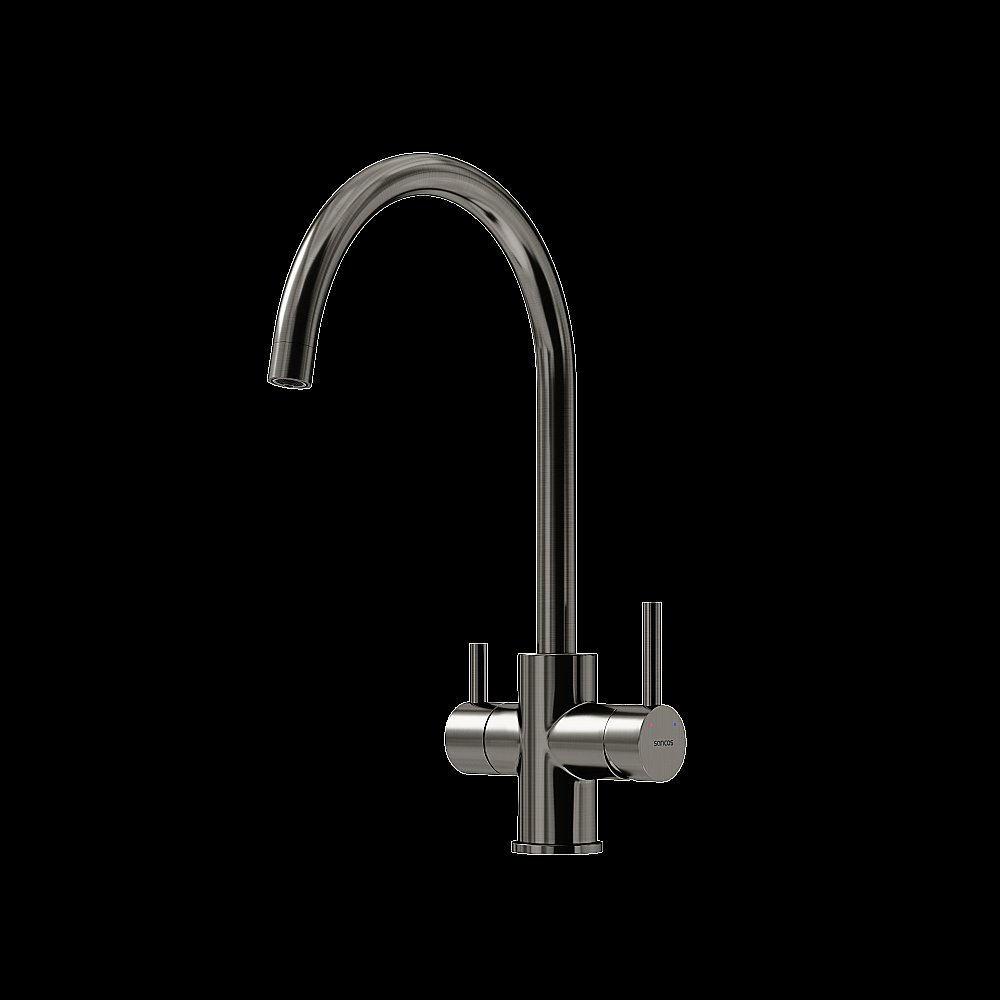Смеситель для кухни Sancos Taper SC4012GG вороненая сталь купить в интернет-магазине сантехники Sanbest