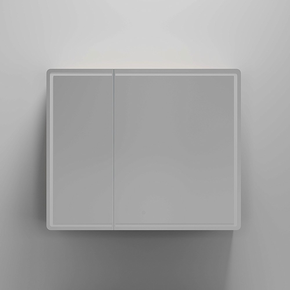 Зеркальный шкаф Sancos Mirror MI90EG дуб галифакс натуральный купить в интернет-магазине сантехники Sanbest