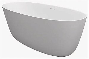 Ванна из искусственного камня Riho Oval 160x72 B129001105 белая матовая купить в интернет-магазине Sanbest
