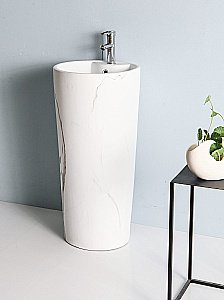 Раковина напольная Gid Autonomo 40 Nb131wgs 81115 белый мрамор купить в интернет-магазине Sanbest