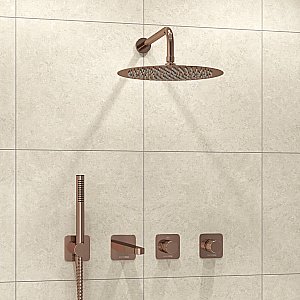 Душевая система WasserKraft Paar A8851.310.311.338.330.290.292.291 розовое золото купить в интернет-магазине сантехники Sanbest