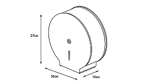 Бумагодержатель FIXSEN HOTEL FX-31010C купить в интернет-магазине сантехники Sanbest