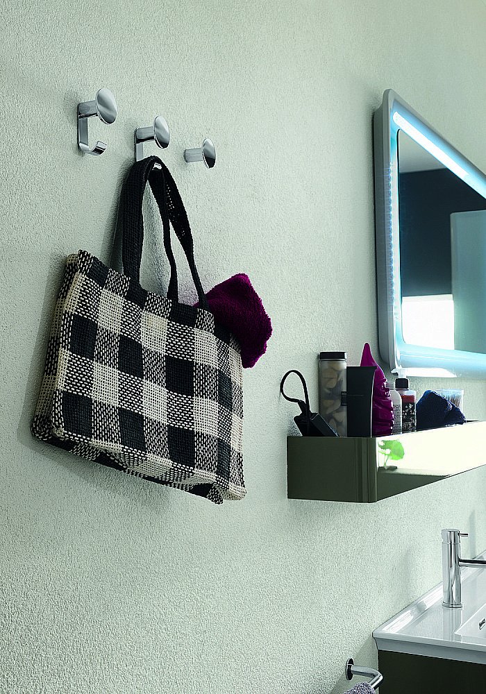 Крючок Inda One AV120BCR хром купить в интернет-магазине сантехники Sanbest