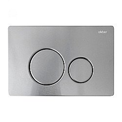 Кнопка для инсталляции ABBER AC0121MCH матовый хром купить в интернет-магазине сантехники Sanbest