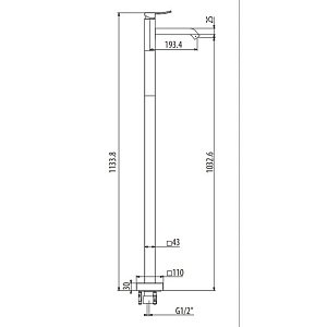 Смеситель для раковины Gattoni Ely 8809/88C0 купить в интернет-магазине сантехники Sanbest