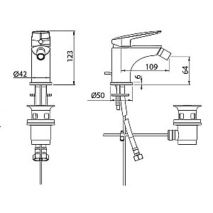 Смеситель для биде Migliore Laguna 26081 купить в интернет-магазине сантехники Sanbest