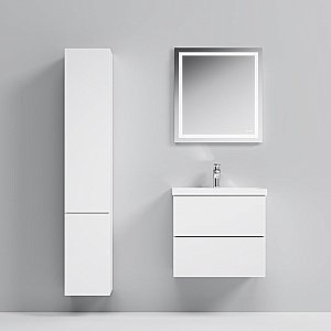 Тумба с раковиной AM.PM Gem 60 белая глянцевая с 2 ящиками для ванной в интернет-магазине Sanbest