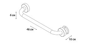 Поручень для ванны FIXSEN Hotel FX-31017 40 купить в интернет-магазине сантехники Sanbest