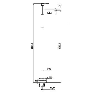 Смеситель для раковины Gattoni Ely 8809/88C0 купить в интернет-магазине сантехники Sanbest